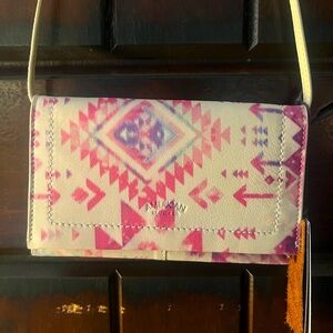 American Leather Co Multicolor Leather Crossbody